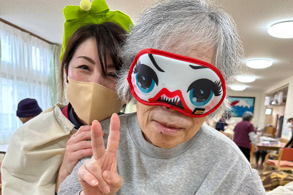 ご利用者様との触れ合い